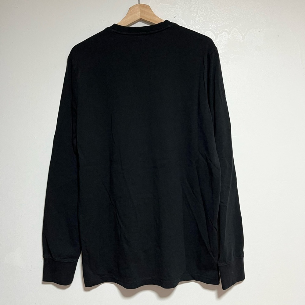 Champion Long Sleeve Shirt – Black – Size M – 100% Cotton – Made in Cambodia - Picture 4 of 9